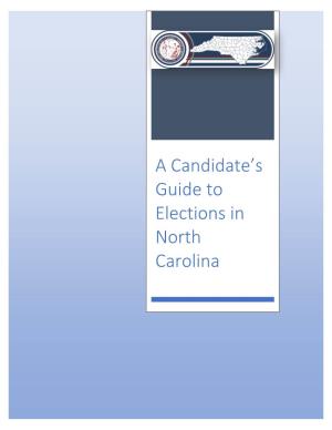 A Candidate's Guide to Elections in North Carolina