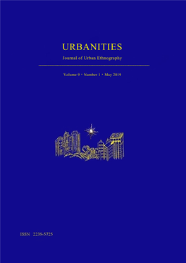URBANITIES Journal of Urban Ethnography