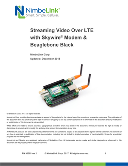 Streaming Video Over LTE On