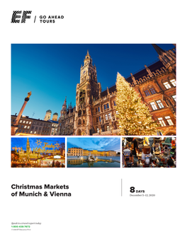 Christmas Markets of Munich & Vienna