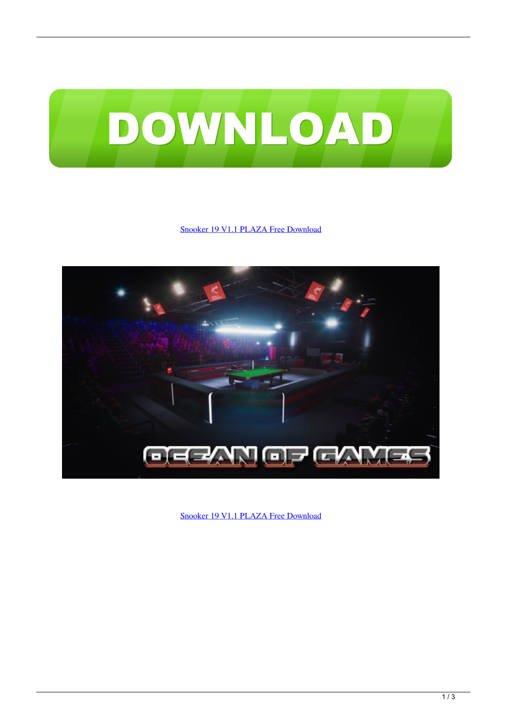 Snooker 19 V11 PLAZA Free Download