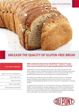 Unleash the Quality of Gluten-Free Bread