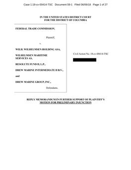 Case 1:18-Cv-00414-TSC Document 59-1 Filed 06/06/18 Page 1 of 27