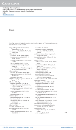 Cambridge University Press 978-1-108-47628-7 — the Reception of the Virgin in Byzantium Edited by Thomas Arentzen , Mary B