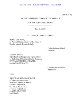 [Publish] in the United States Court of Appeals For