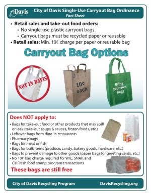 Carryout Bag Options