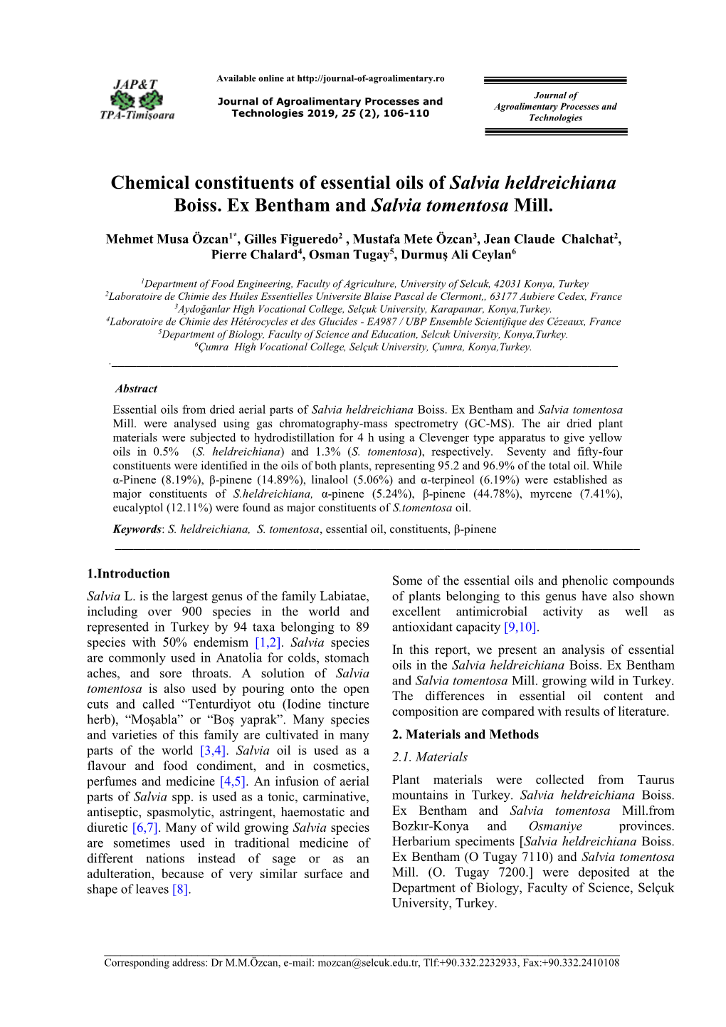 Preliminary Researches on the Effect of Essential Oils on Moulds Isolated