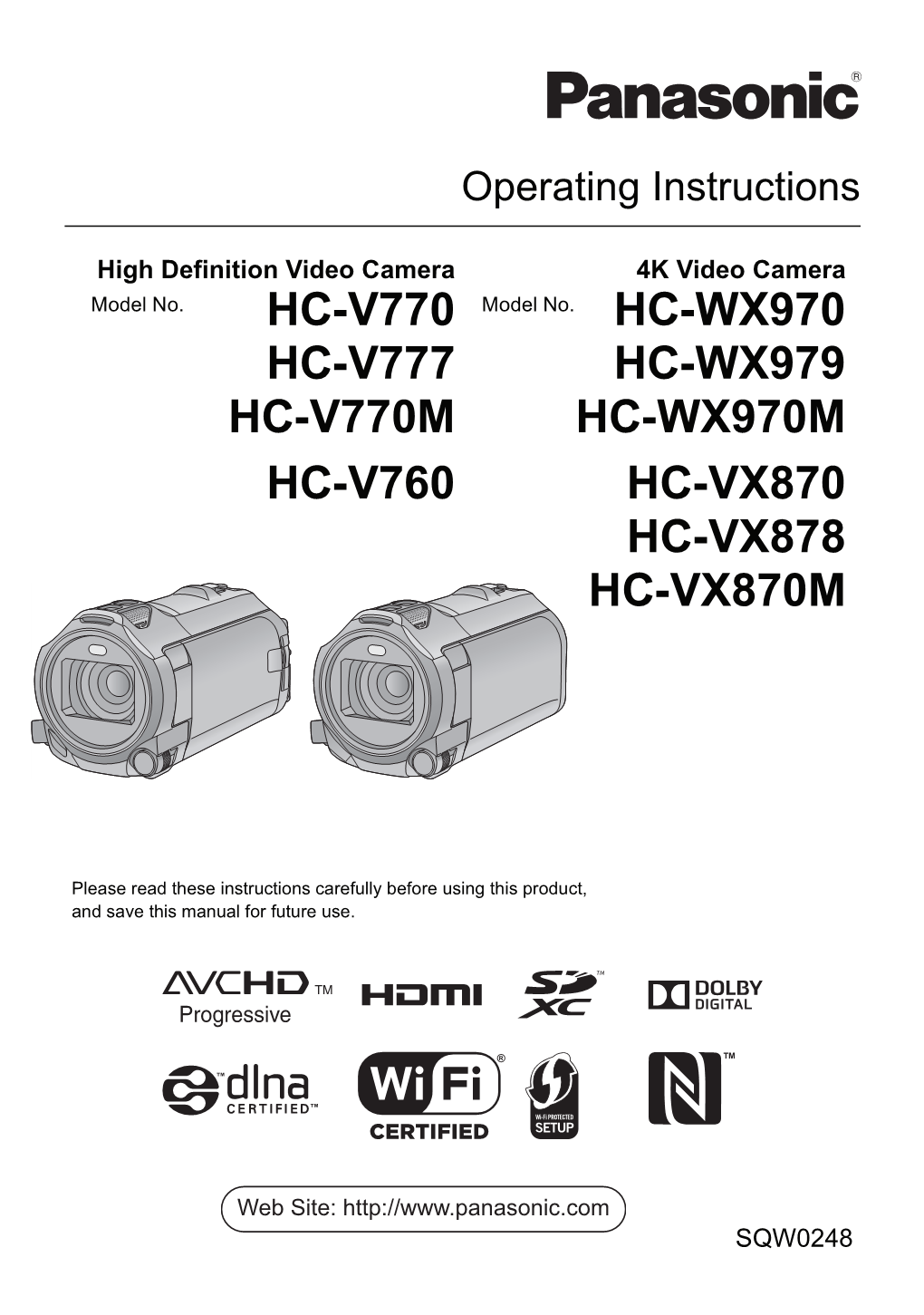 HC-V770 Model No