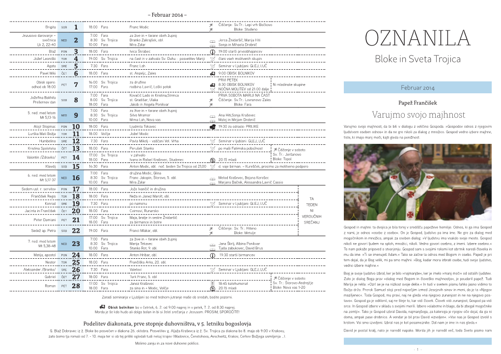 Oznanila 2014-02