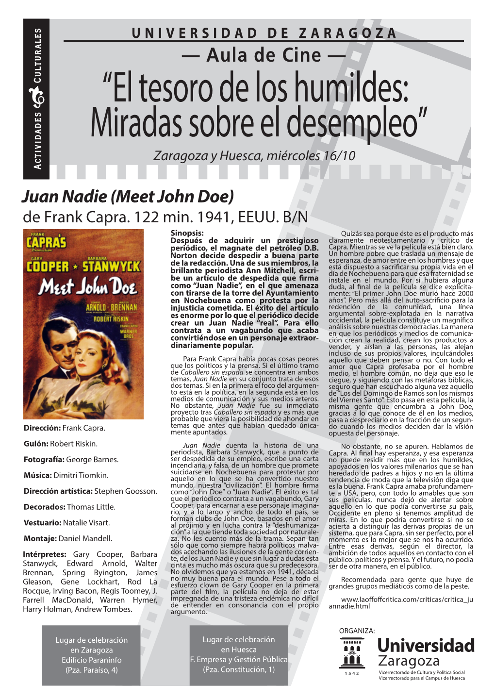 Juan Nadie (Meet John Doe) De Frank Capra