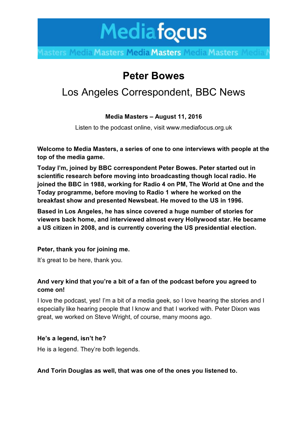 Peter Bowes Los Angeles Correspondent, BBC News