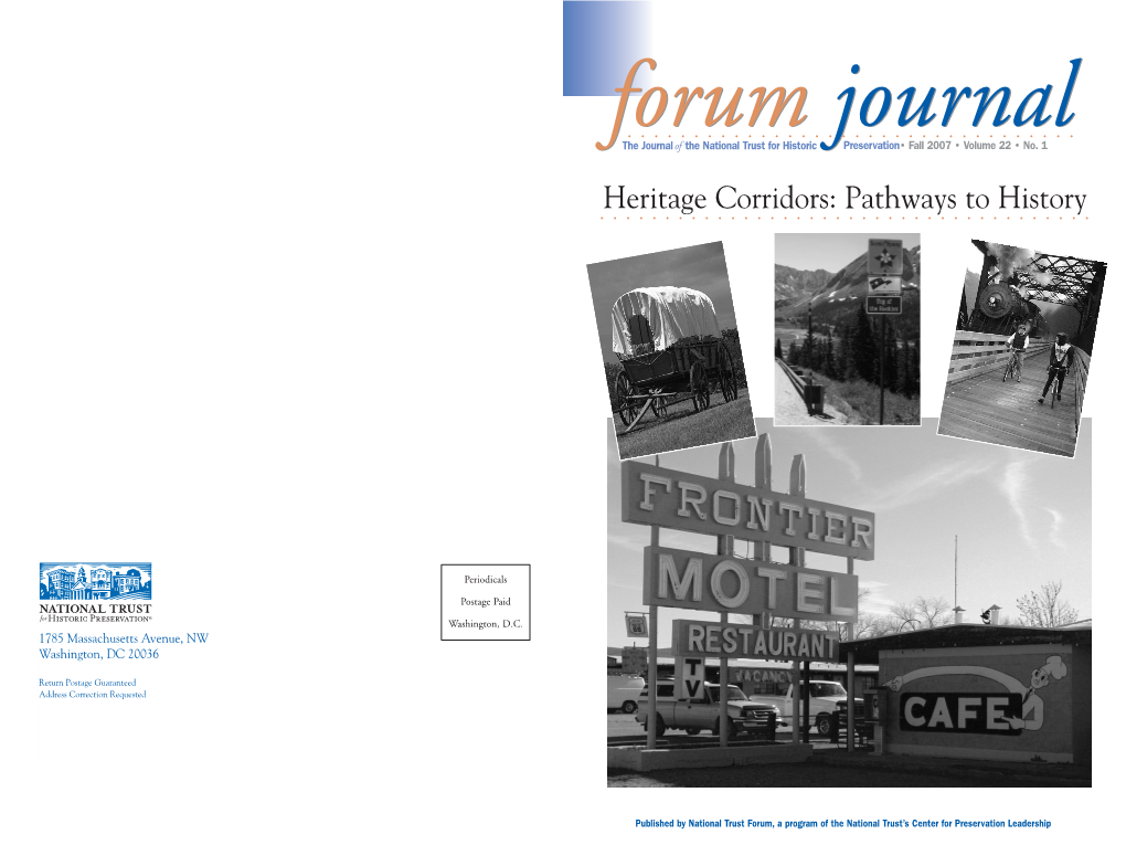 Heritage Corridors: Pathways to History