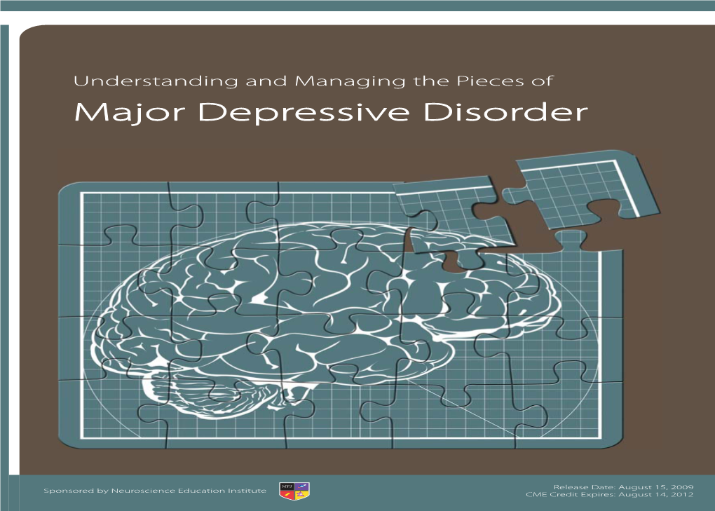 Major Depressive Disorder