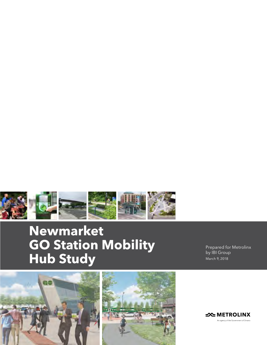 Newmarket GO Station Mobility Hub Study 3 1.3 Report Structure 6 1.4 Intended Use 6