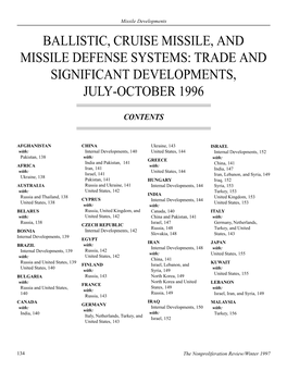 Npr 4.2: Ballistic, Cruise Missile, and Missile Defense