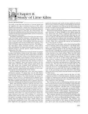 Chapter 8 Study of Lime Kilns