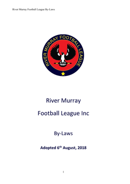River Murray Football League By-Laws