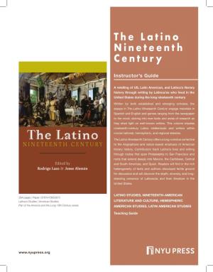 The Latino Nineteenth Century