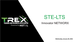 STE-LTS Innovator NETWORX
