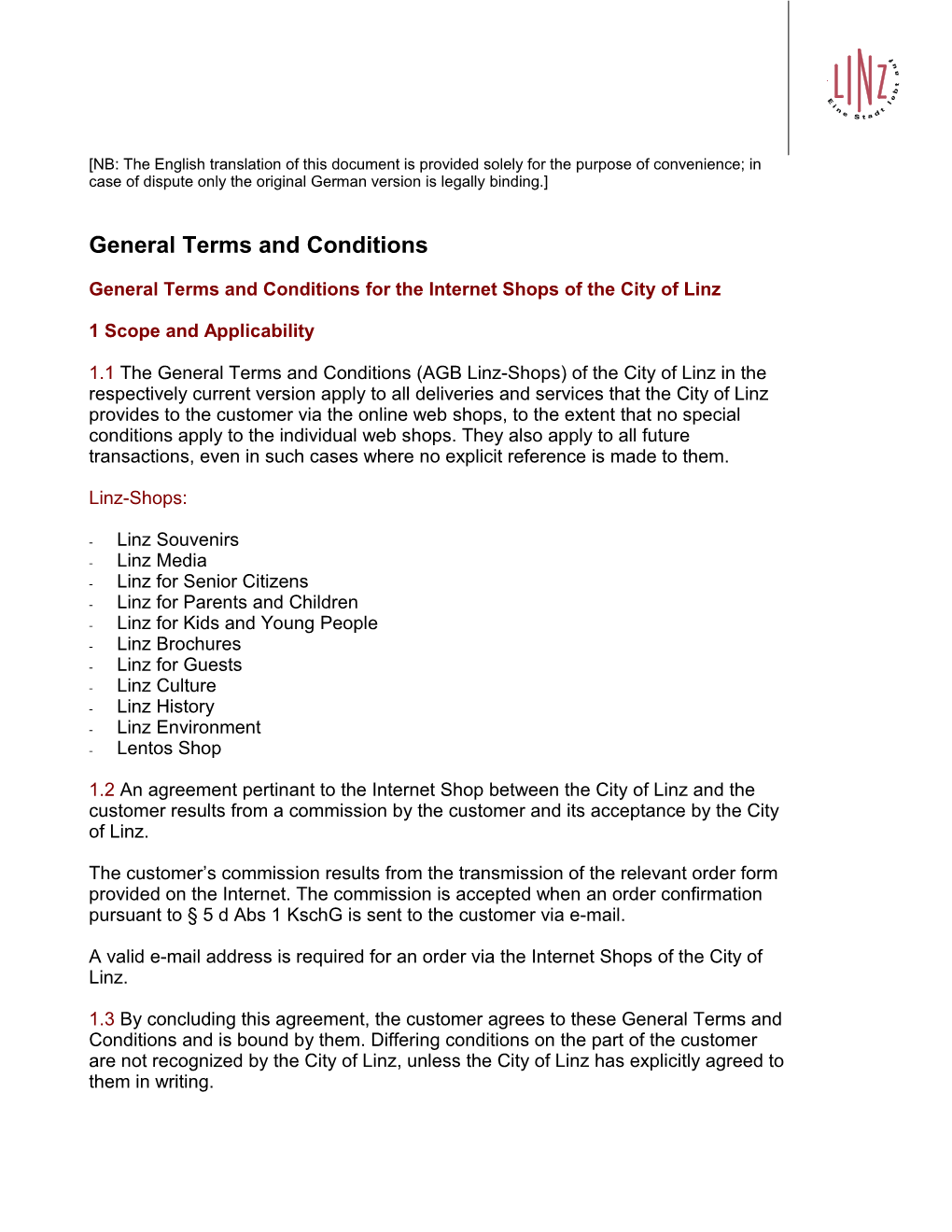 General Terms and Conditions s2