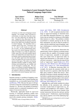 Learning to Learn Semantic Parsers from Natural Language Supervision