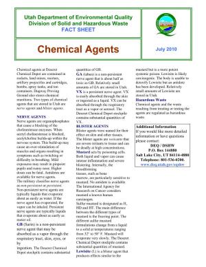 Chemical Agents July 2010