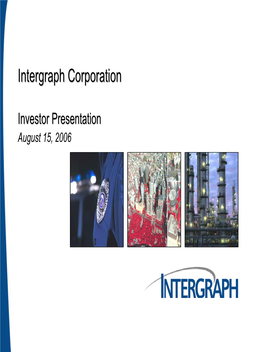 Intergraph Corporationcorporation
