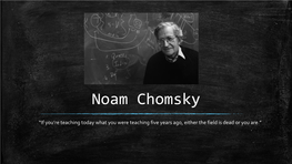 Noam Chomsky