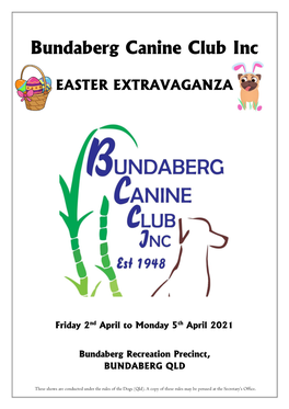 Bundaberg Canine Club Inc