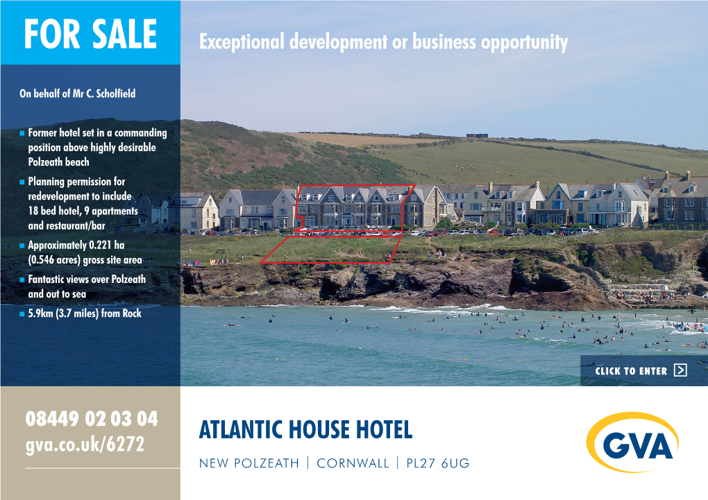 FOR SALE Exceptional Development Or Business Opportunity