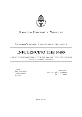 Influencing the N400