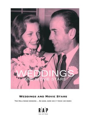 Weddings and Movie Stars