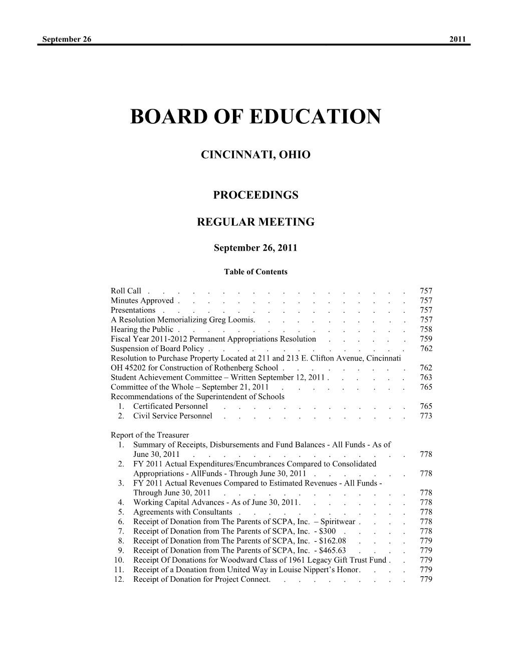 Board of Education