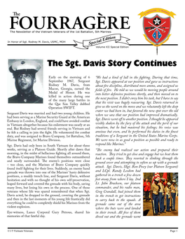 Fourragèrethe Newsletter of the Vietnam Veterans of the 1St Battalion, 5Th Marines Dition in Honor of Sgt