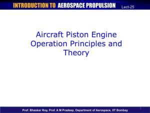 Aircraft Piston Engine Operation Principles and Theory