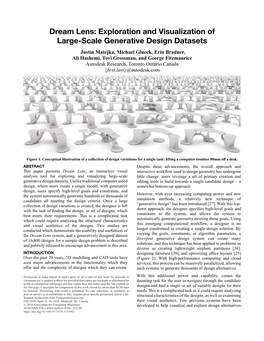 Exploration and Visualization of Large-Scale Generative Design Datasets