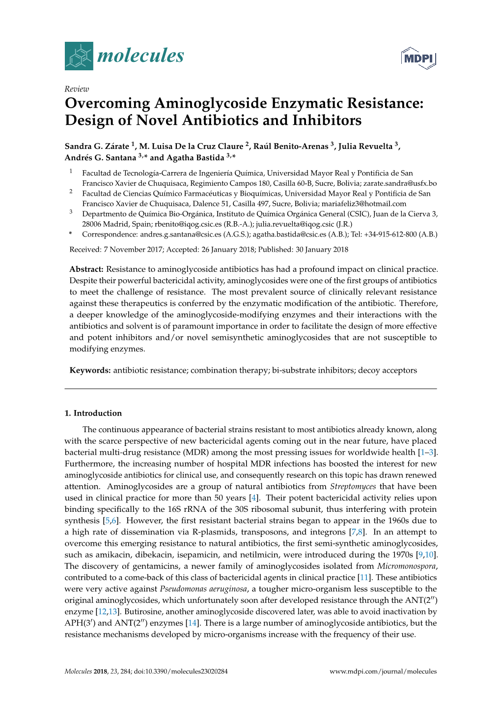 Overcoming Aminoglycoside Enzymatic Resistance: Design of Novel Antibiotics and Inhibitors