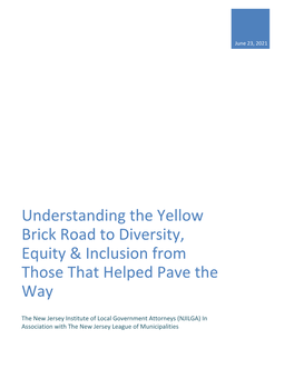 Understanding the Yellow Brick Road to Diversity, Equity & Inclusion From