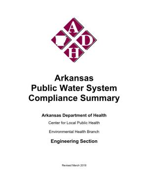 Arkansas Public Water System Compliance Summary