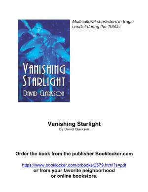 Vanishing Starlight by David Clarkson
