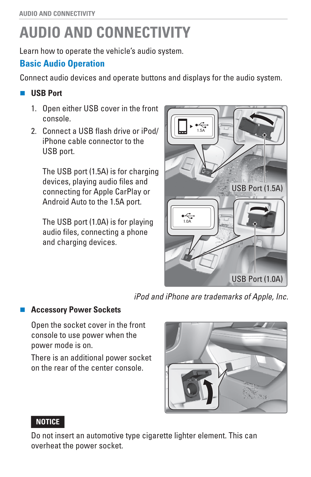 AUDIO and CONNECTIVITY AUDIO and CONNECTIVITY Learn How to Operate the Vehicle’S Audio System