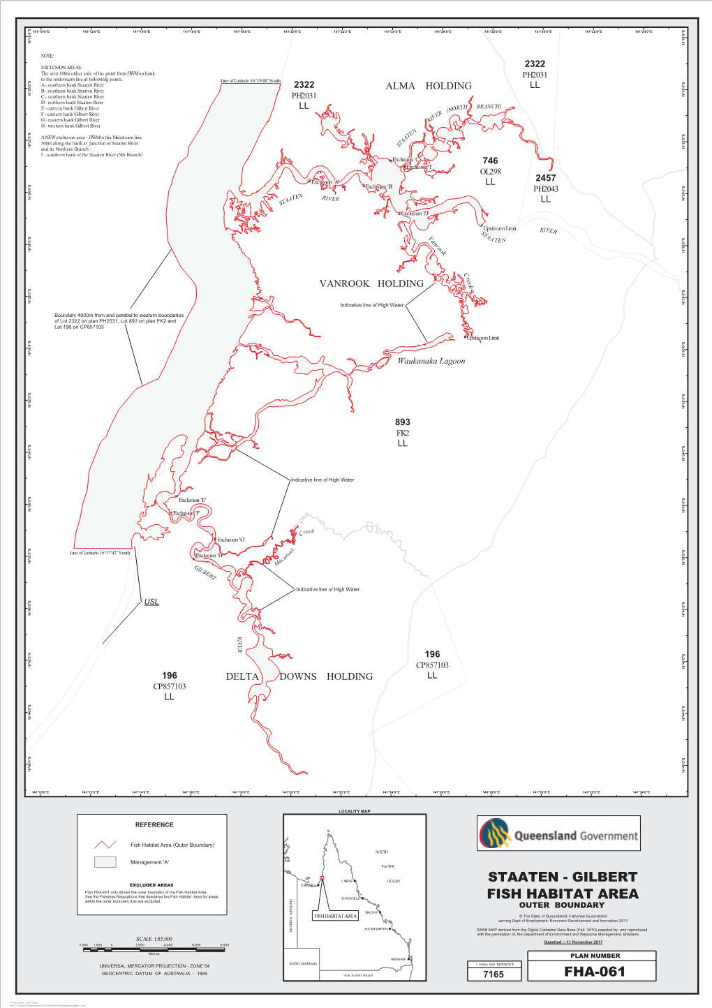 Declared Fish Habitat Area Map Or Summary
