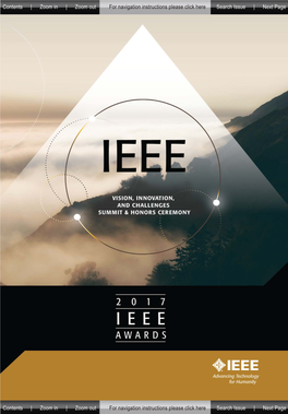 2017 Ieee Awards Booklet