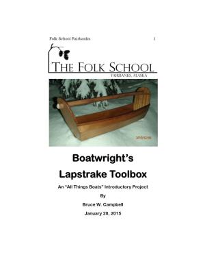 Boatwright's Lapstrake Toolbox
