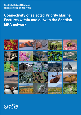 Connectivity of Selected Priority Marine Features Within and Outwith the Scottish MPA Network