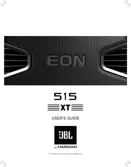 JBL EON515XT User Guide