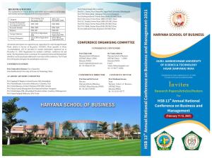 HSB 13Th Annual National Conference Brochure 2021.Pdf
