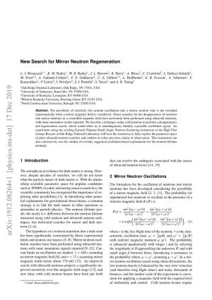 New Search for Mirror Neutron Regeneration
