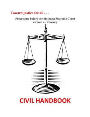 Civil Handbook: Proceeding Before the Montana Supreme Court
