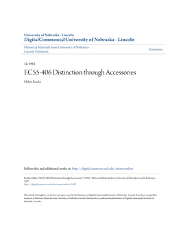 EC55-406 Distinction Through Accessories Helen Rocke